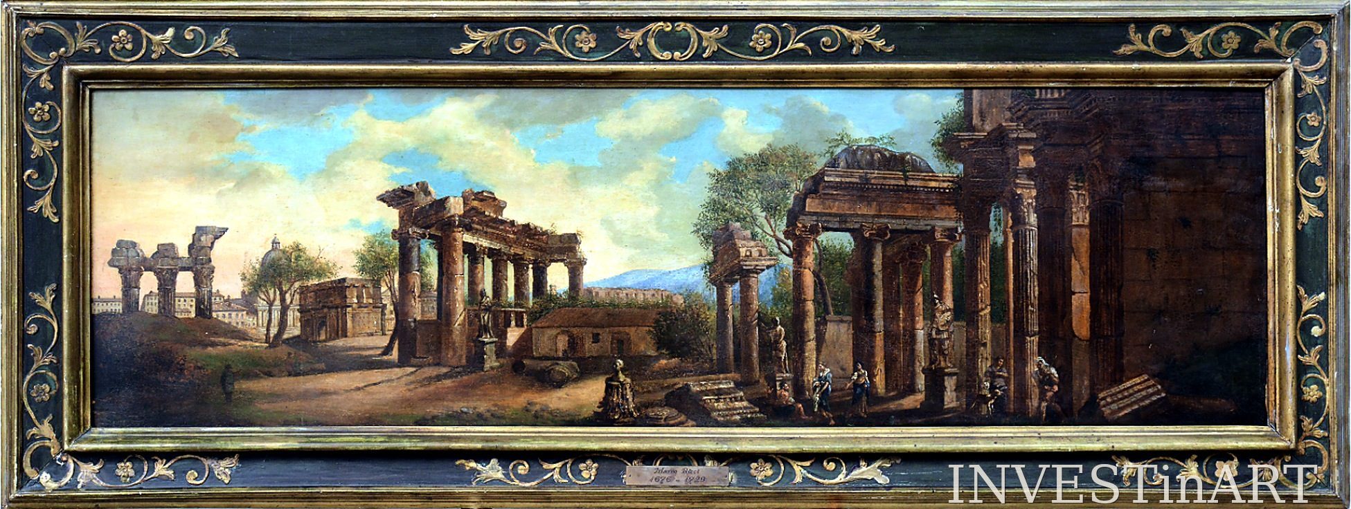 Capriccio s rímskymi ruinami — Marco Ricci