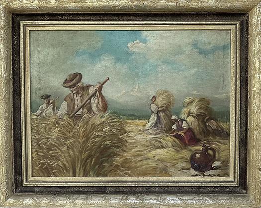 Na poli — Ladislav Berecz (maľba)