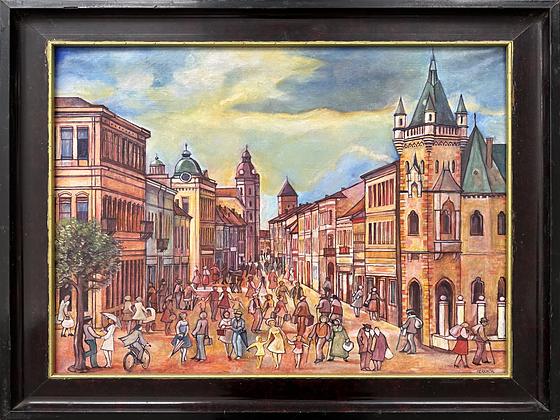 Ulica — Ladislav Ferenčík (maľba)