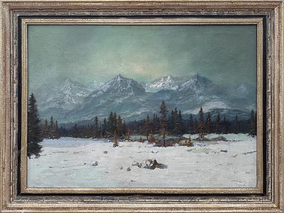 Zimné Tatry — Ján Grotkovský (maľba)
