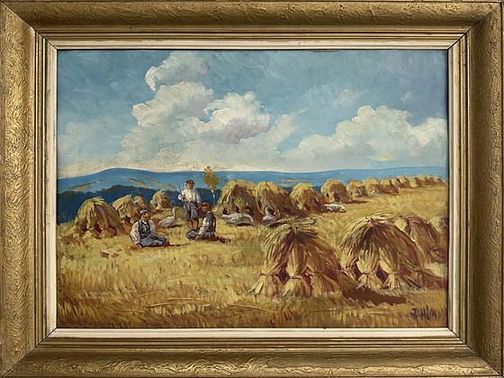 Žatva — Antonín Hála (maľba)